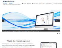 Tablet Screenshot of patent-i.com